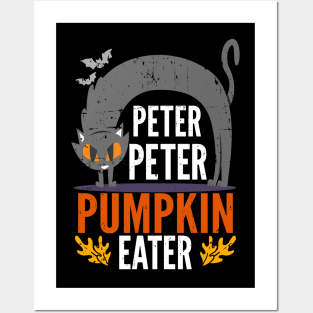 Peter Peter Pumpkin Eater - Pumpkin - Halloween Couples costume Posters and Art